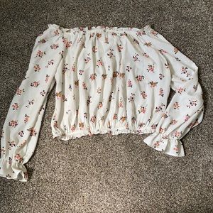 Off the shoulder spring top